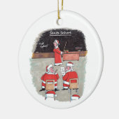 Kerstman Test keramische kerstbal Keramisch Ornament (Links)