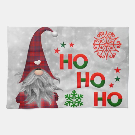 Kerstman Theedoek (Horizontaal)
