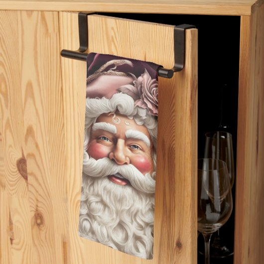 Kerstman Theedoek (Derde Gevouwen)