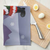 Kerstman Theedoek (Quarter Fold)