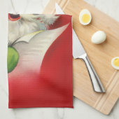 kerstman theedoek (Quarter Fold)