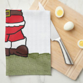 kerstman theedoek (Quarter Fold)