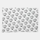 kerstman theedoek (Horizontaal)