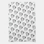 kerstman theedoek (Verticaal)