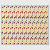Kerstman-Tini Cadeaupapier (Vlak)