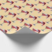 Kerstman-Tini Cadeaupapier (Hoek)