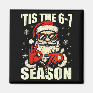 Kerstman Tis Het Seizoen 67 Meme Nummer Zes Magneet