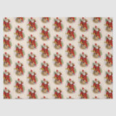  kerstman tissuepapier (Voorkant)