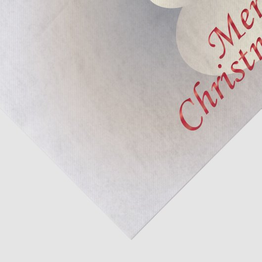 Kerstman Tissuepapier (Detail)