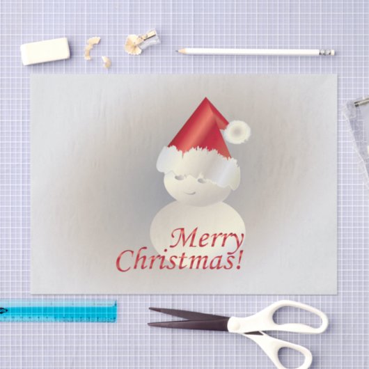 Kerstman Tissuepapier (Craft)