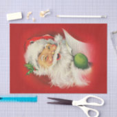  kerstman tissuepapier (Craft)