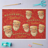  kerstman tissuepapier (Craft)