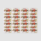  kerstman tissuepapier (Voorkant)