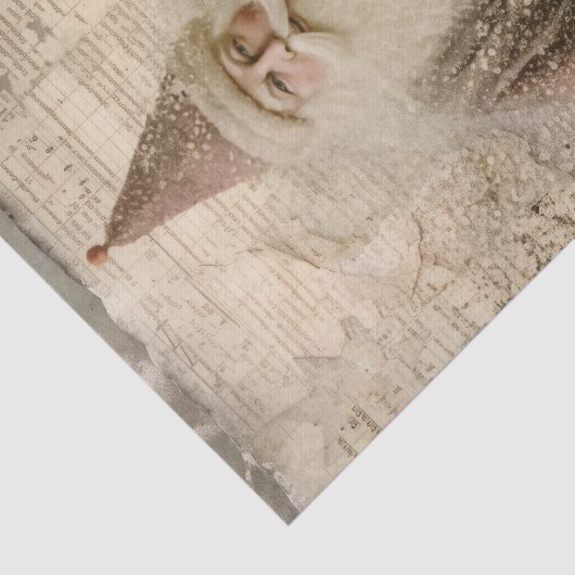  kerstman tissuepapier (Detail)