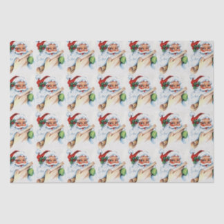 kerstman tissuepapier