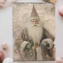 kerstman tissuepapier