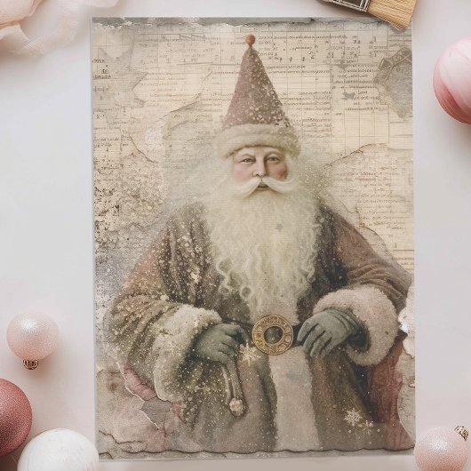  kerstman tissuepapier