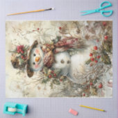 Kerstman Tissuepapier (Craft)