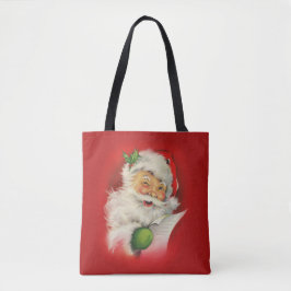 kerstman tote bag