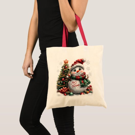 Kerstman Tote Bag (Voorkant (product))