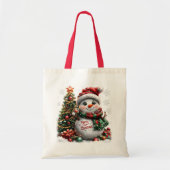 Kerstman Tote Bag (Voorkant)