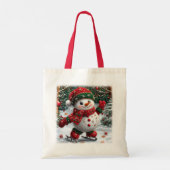 Kerstman Tote Bag (Achterkant)