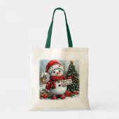 Kerstman Tote Bag (Achterkant)