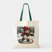 Kerstman Tote Bag (Achterkant)