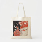  kerstman tote bag (Voorkant)