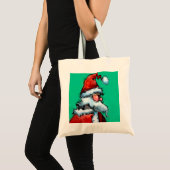 kerstman tote bag (Voorkant (product))