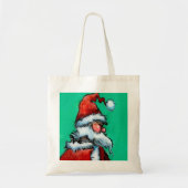 kerstman tote bag (Voorkant)