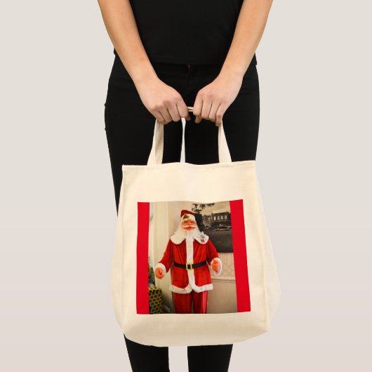 kerstman tote bag (Voorkant (product))