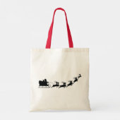 Kerstman tote bag (Achterkant)