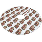 kerstman traditioneel kerstpatroon kerstboom rok (Gekanteld)