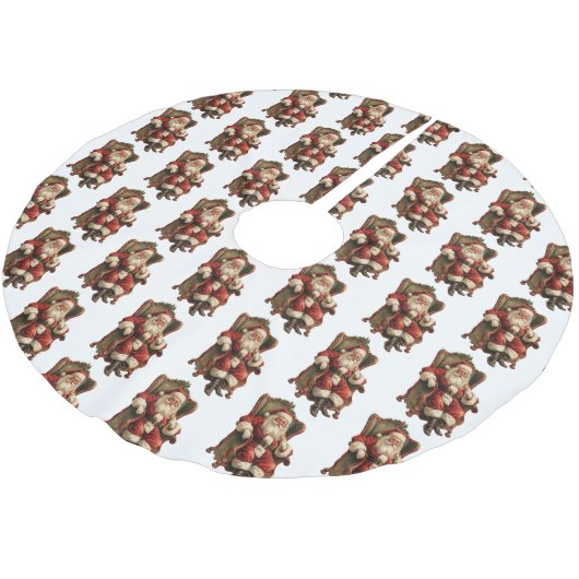  kerstman traditioneel kerstpatroon kerstboom rok (Gekanteld)