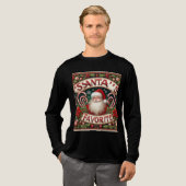 kerstman Tri-Blend shirt (Voorkant)