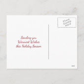 Kerstman, Tropische Vogels, Kerstmis van het Feestdagenkaart (Achterkant)