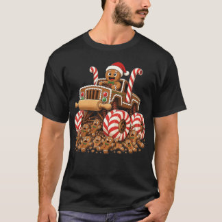 Kerstman Truck Peperkoek Kerst Bakken T-shirt