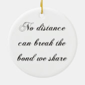 Kerstman Trucker Kerststraat Koning feestelijk Keramisch Ornament (Achterkant)