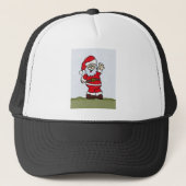 kerstman trucker pet (Voorkant)
