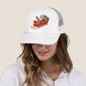 Kerstman Trucker Pet (In situ)