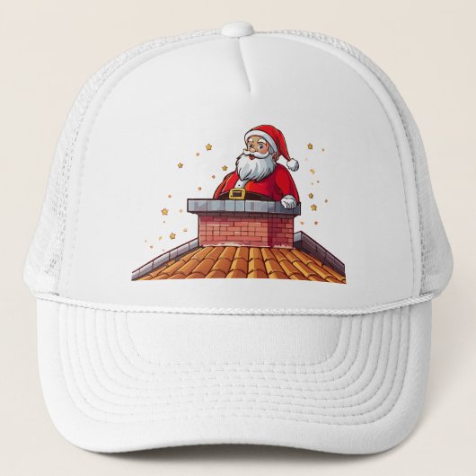 Kerstman Trucker Pet (Voorkant)
