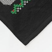 Kerstman Trump Dance Make Christmas Great Again le Fleece Deken (Hoek)