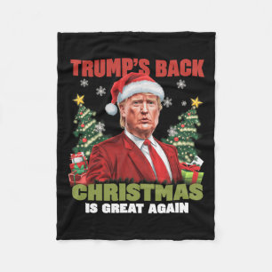 Kerstman Trump Dance Make Christmas Great Again le Fleece Deken