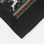 Kerstman Trump Dance Make Christmas Great Again le Fleece Deken (Hoek)