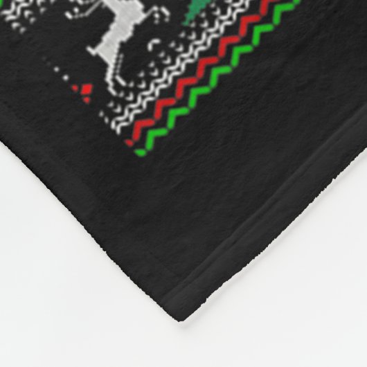 Kerstman Trump Dance Make Christmas Great Again le Fleece Deken (Hoek)