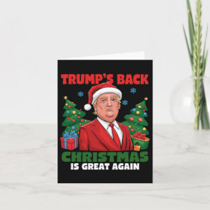 Kerstman Trump Dance Make Christmas Great Again le Kaart
