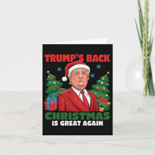 Kerstman Trump Dance Make Christmas Great Again le Kaart