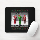 Kerstman Trump Dance Make Christmas Great Again le Muismat (Met muis)