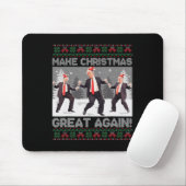 Kerstman Trump Dance Make Christmas Great Again le Muismat (Met muis)